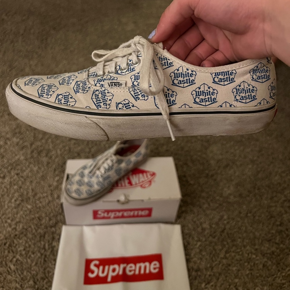 Vans authentic x Supreme x White Castle (2014 release)
